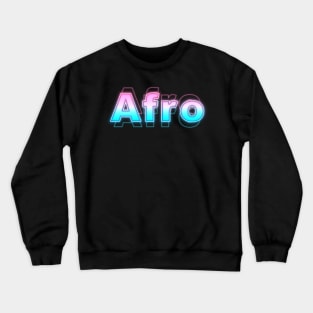 Afro Crewneck Sweatshirt